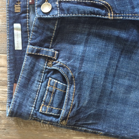 KUT From the Kloth "Natalie High Rise Bootcut" dark wash jeans cut87137 sz 8 EUC - Picture 7 of 15